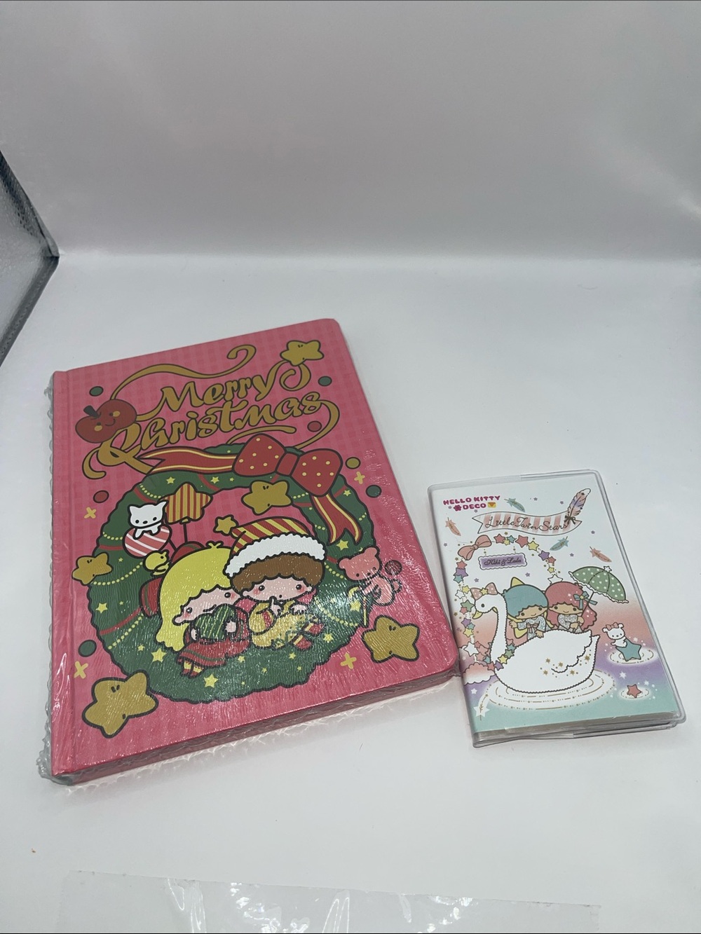 Sanrio Little Twin Stars- Merry Christmas Pink Holiday Notebook & Mini Notebook